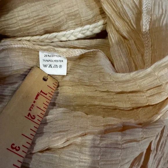 Sheer Tan Cover-Up Dress - Picture 4 of 4